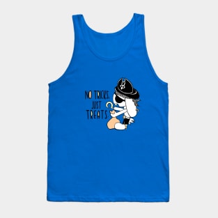 Tricks vs Treats Halloween Lop Pirate Tank Top